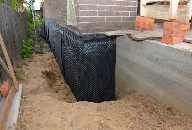 SJ Waterproofing Pros technician performing targeted Waterproofing assessment in Mount Olive, NC